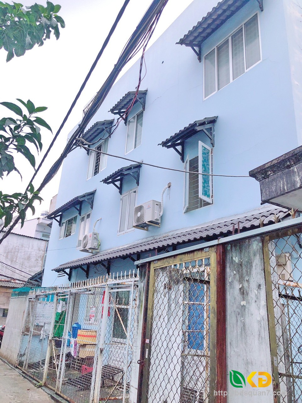 Bán nhà 2 lầu (nở hậu) góc 2 mặt tiền hẻm đường Phú Thuận Quận 7